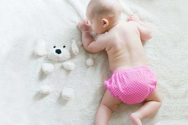 pink diaper stuffed toy