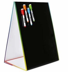 DasKid Table Top Magnetic Easel & Blackboard