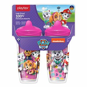 Playtex Sipsters Stage 3 Paw Patrol Sill-Proof Spout Cup, 2 Pack